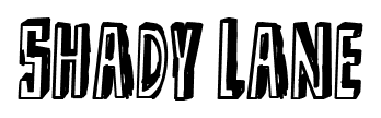 Shady Lane font
